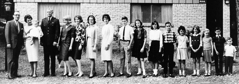 William Riley and his family, about 1965