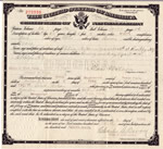 Claes Nelson Naturalization Certificate