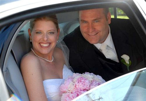 The new Mr. and Mrs. Nelson