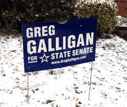 Campaign sign