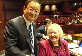 Ilryong with Supervisor Penny Gross